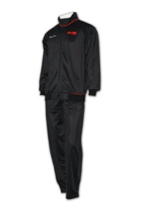 W128訂做運動套裝  訂購團體功能性運動服  印製運動套裝款式   運動衫供應商    黑色